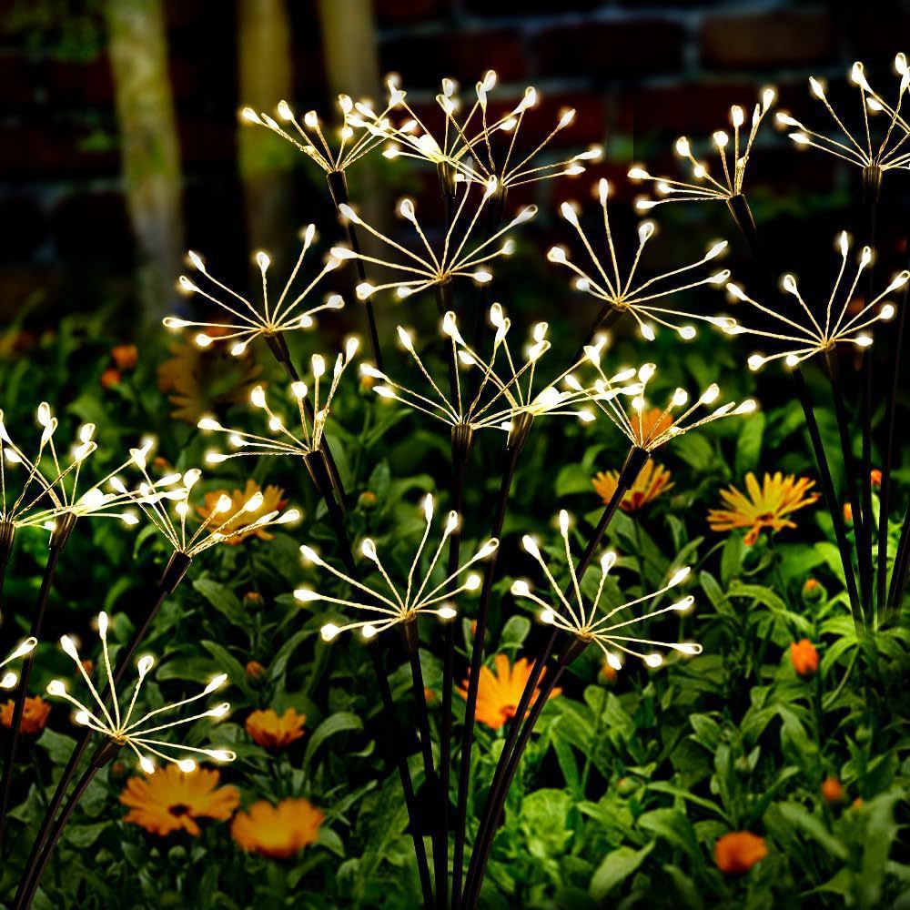 yinhendengshi Solar Ground Plug Small Fireworks Light(100pcs/box)High-quality performance Outdoor waterproof Functionality