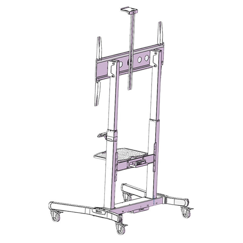 SHENGDA Movable, adjustable TV frame sheet metal Aluminum profiles can be customized