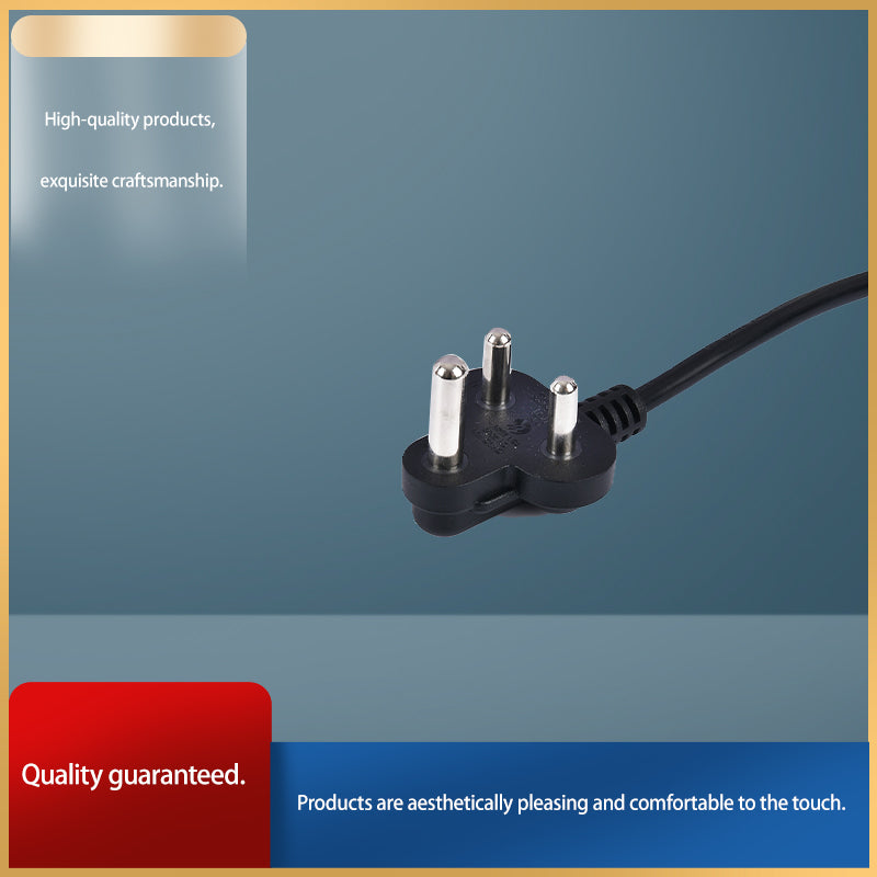 chaohuidianqi India Two-Plug Power Plugs Computer Office Peripherals Cable Accessories (Price consulting customer service)