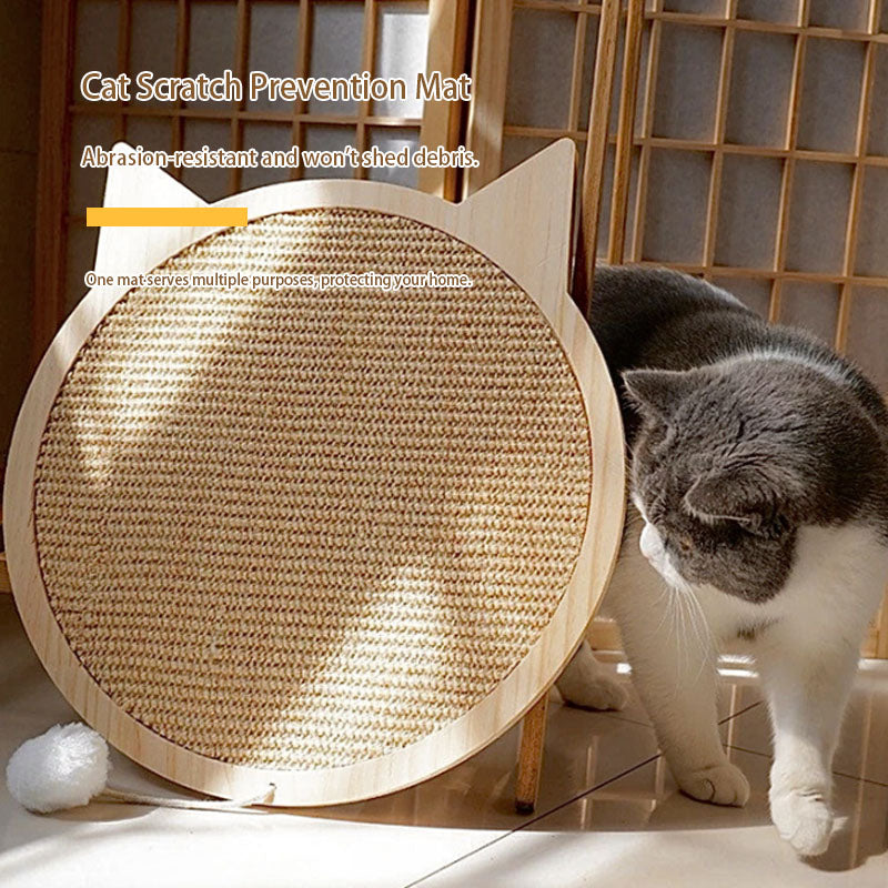 qingxitanye Irregular-shaped sisal cat scratching mat(price inquiry) Creative design, deep claw sharpening