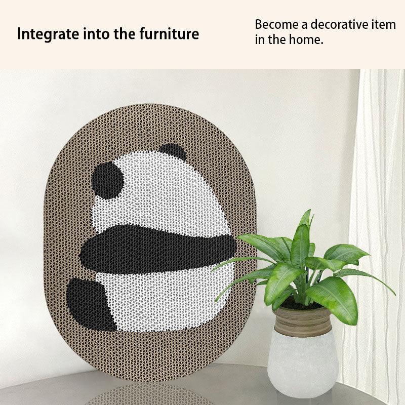qingxitanye Printed irregular - shaped cat scratching mat(price inquiry) Unique patterns, multi-dimensional scratching