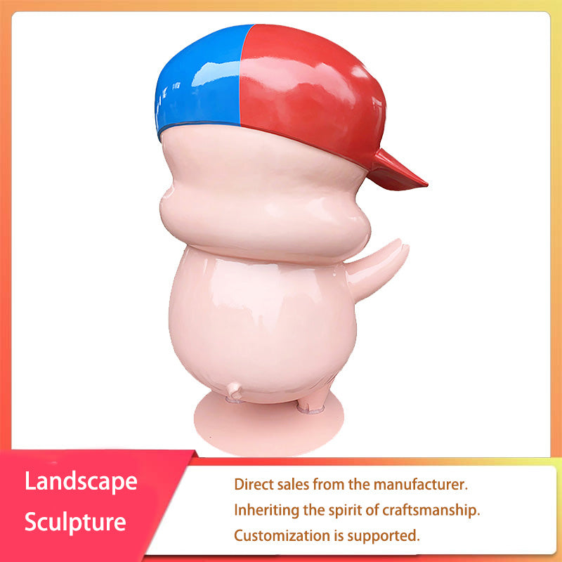 sanweiyishu pig(Price consultation. Customization is supported.)Charmingly naive in appearance, an adorable pet that roots around in the mud.
