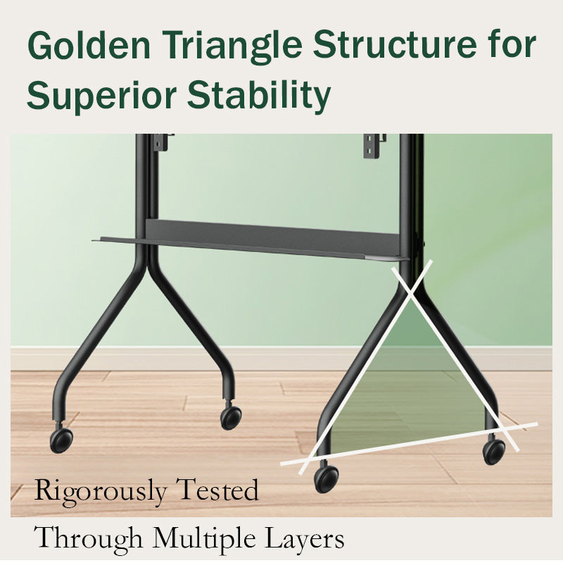 MASITE TV Mobile Stand with Wheels Universal TV Mount No-Drill Installation Living Room, Bedroom, Conference Room(Ask customer service for specific prices)