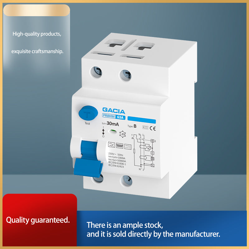jiaxiya Residual Current Circuit Breaker(RCCB)(Minimum order quantity: 60 pieces. Price inquiry )millisecond - level response leakage current self - check