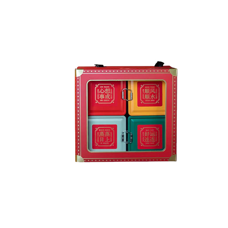 zhuji 120 square box box buckle model  tinplate cans gift box superior quality
