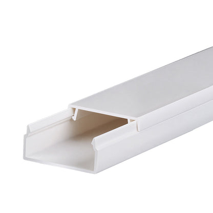 weiji pvc guangdong type trunking（customizable/meter (classifier)） Square trunking Flush-mounted landscaping wall mounted trunking Flame retardant